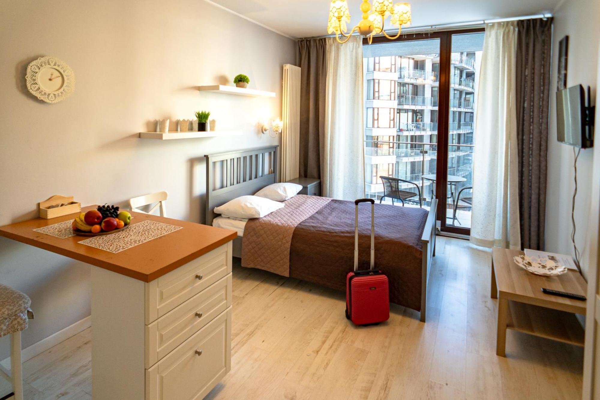 Triton Apartments Warschau Exterior foto